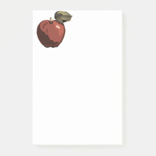 Post-it® Illustration de pomme rouge