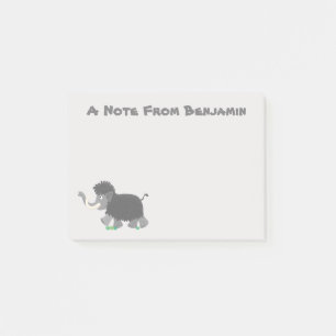 Post-it® Illustration d'un mammouth laineux mou
