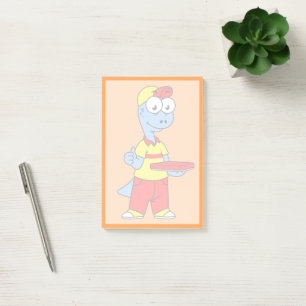 Post-it® Illustration D'Une Personne Qui Livrait Le Brontos