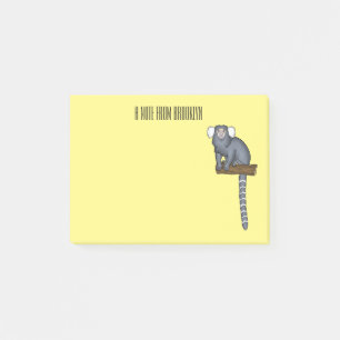 Post-it® Illustration marmoset commune