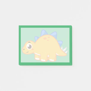 Post-it® Illustration Mignonne D'Un Stegosaurus.
