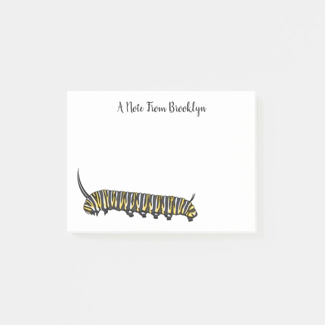 Post-it® Illustration Monarch caterpillar (Devant)