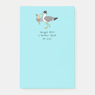 Post-it® Illustration Seagull personnalisée Hôtel/Location