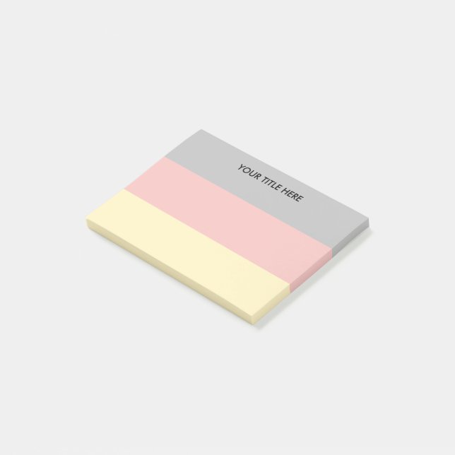 Post-it® Image allemande personnalisée de filigrane de (Incliné)