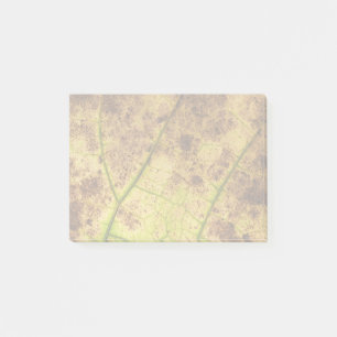 Post-it® Image Macro Terre Jaune et Brown feuille