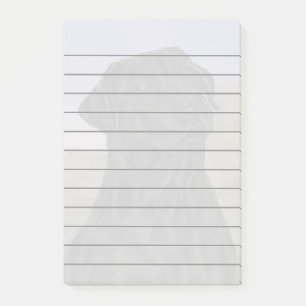 Post-it® Impression de chien Labrador Retriever noir
