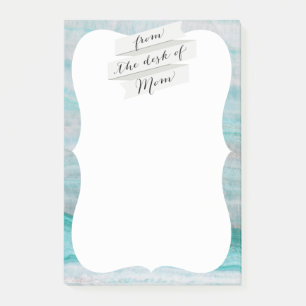 Post-it® Impression en pierre de granit turquoise