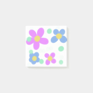 Post-it® Impression florale des points mods