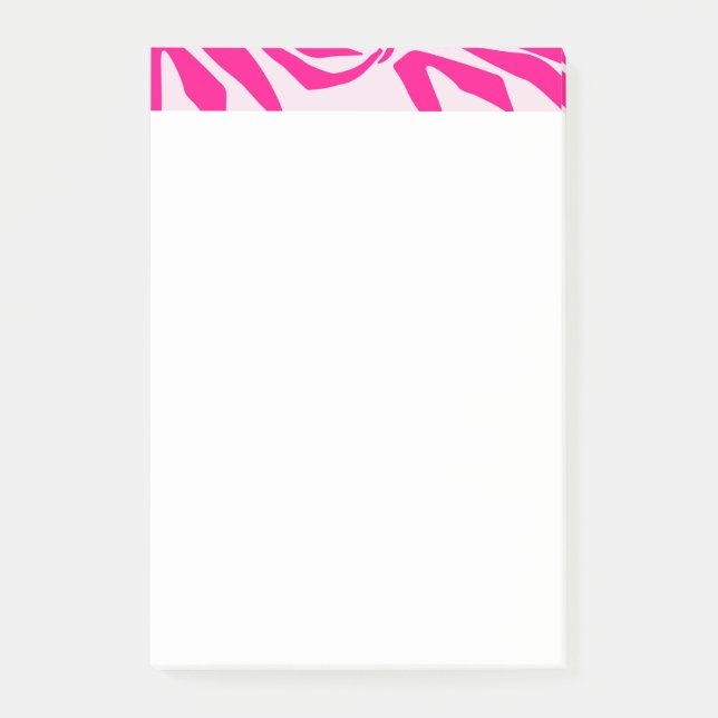 Post-it® Impression zèbre rose (Devant)