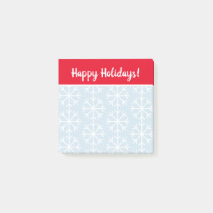 Post-it® imprimé flocon de neige personnalisé cadeau de N