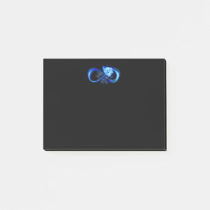 Post-it® Infini lumineux avec rose bleue