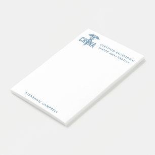 Post-it® Infirmière anesthésiste certifiée CRNA personnalis