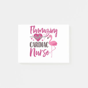 Post-it® Infirmière Cardiac Infirmière Flamant rose Infir