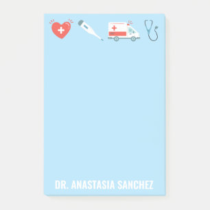 Post-it® Infirmière customisée RN Nom du médecin Médicale