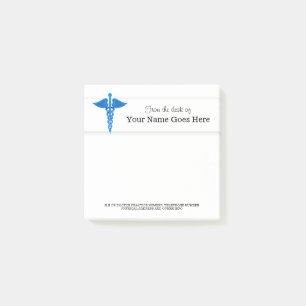 Post-it® Infirmière Docteur Médicale nom du représentant or