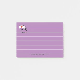 Post-it® Infirmière Médicale Pastel Purple Stethoscope Mo