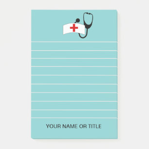 Post-it® Infirmière personnalisée Stethoscope Médicale