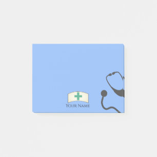 Post-it® Infirmières Médicales Casquette Bleu Sticky pers