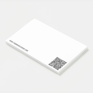 Post-it® Informations sur le code QR personnalisé et notes