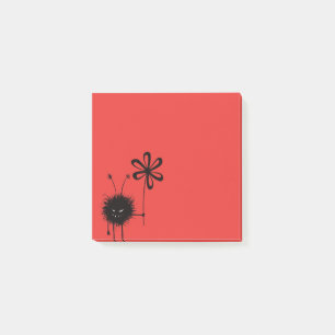 Post-it® Insecte mauvais rouge de fleur