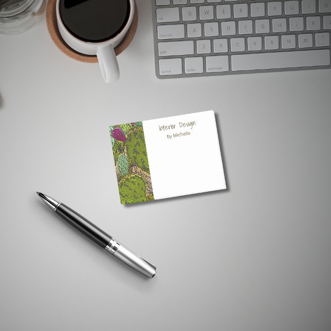 Post-it® Interior Designer Desert Cactus Succulent (Créateur téléchargé)