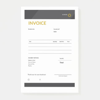 Post-it® invoice