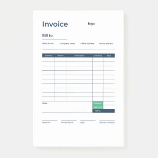 Post-it® invoice