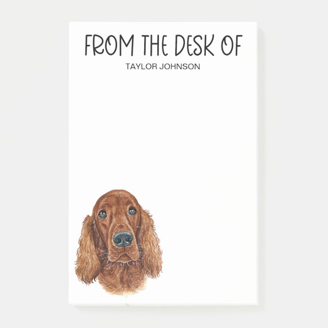 Post-it® Irish Setter Lover (Devant)