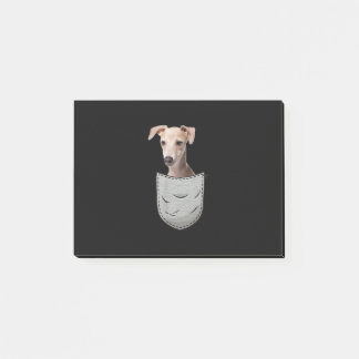 Post-it® Italian Greyhound Whippet Chest Pocket For Dog Own
