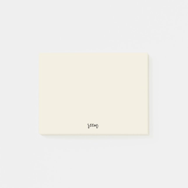 Post-it® ivoire simple (Devant)