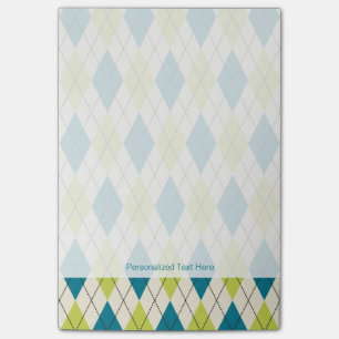 Post-it® Jacquard Bleu Et Vert