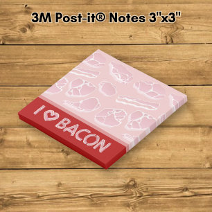Post-it® J'adore le bacon