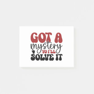 Post-it® J'ai un mystère, je vais le résoudre.