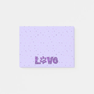 Post-it® J'aime des chats - les parties scintillantes