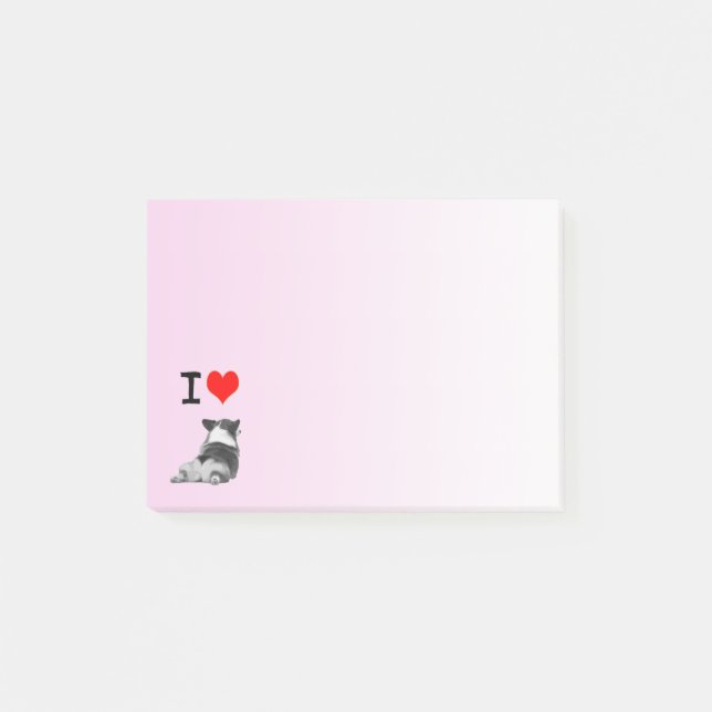 Post-it® J'aime des Corgis (Devant)