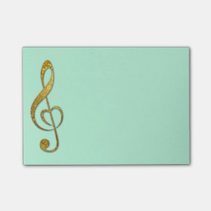 Post-it® J'aime la protection de notes collante de musique