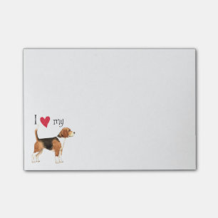 Post-it® J'aime mon beagle