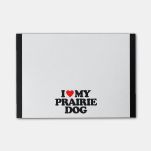 POST-IT® J'AIME MON CHIEN DE PRAIRIE