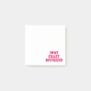 Post-it® J'aime mon copain fou