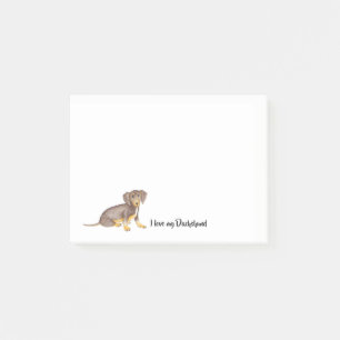 Post-it® J'Aime Mon Dachshund 