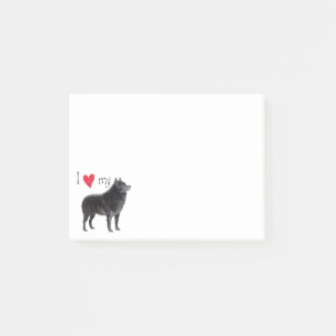 Post-it® J'aime mon Schipperke