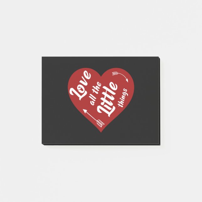 Post-it® J'aime toutes les petites choses design (Devant)