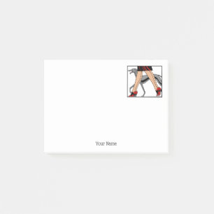 Post-it® Jambes Art déco femmes Greyhound Whippet Chien R