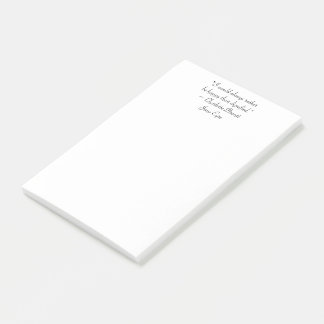 Post-it® Jane Eyre Plutôt Être Heureuse Que Citation Dignif