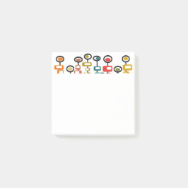 Post-it® Jardin aux fleurs rétro