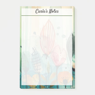 Post-it® Jardin Fleur Élégant Moderne 4" x 6"