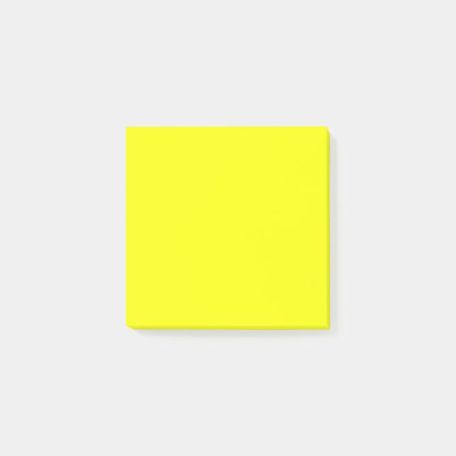 Post-it® Jaune Clair Uni  (Devant)