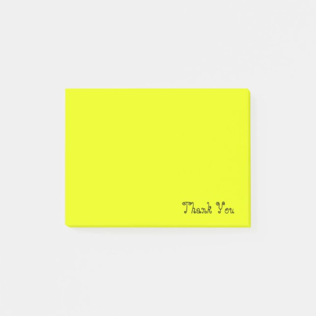 Post-it® Jaune du Merci | (Devant)