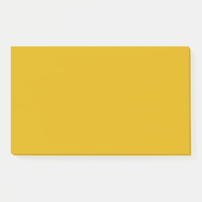 Post-it® Jaune Moutarde Uni (Devant)