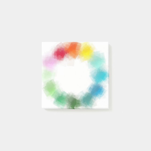 Post-it® Jaune orange rose rouge bleu vert pourpre personna (Devant)